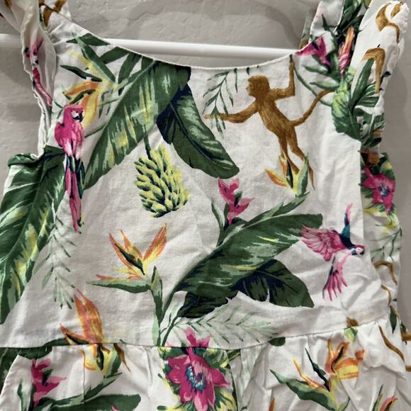 Janie and Jack Tropical Jungle Flutter Romper - Picture 4 of 10